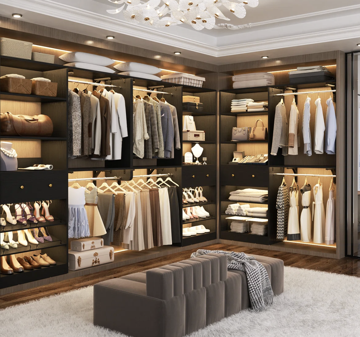 Organized closet